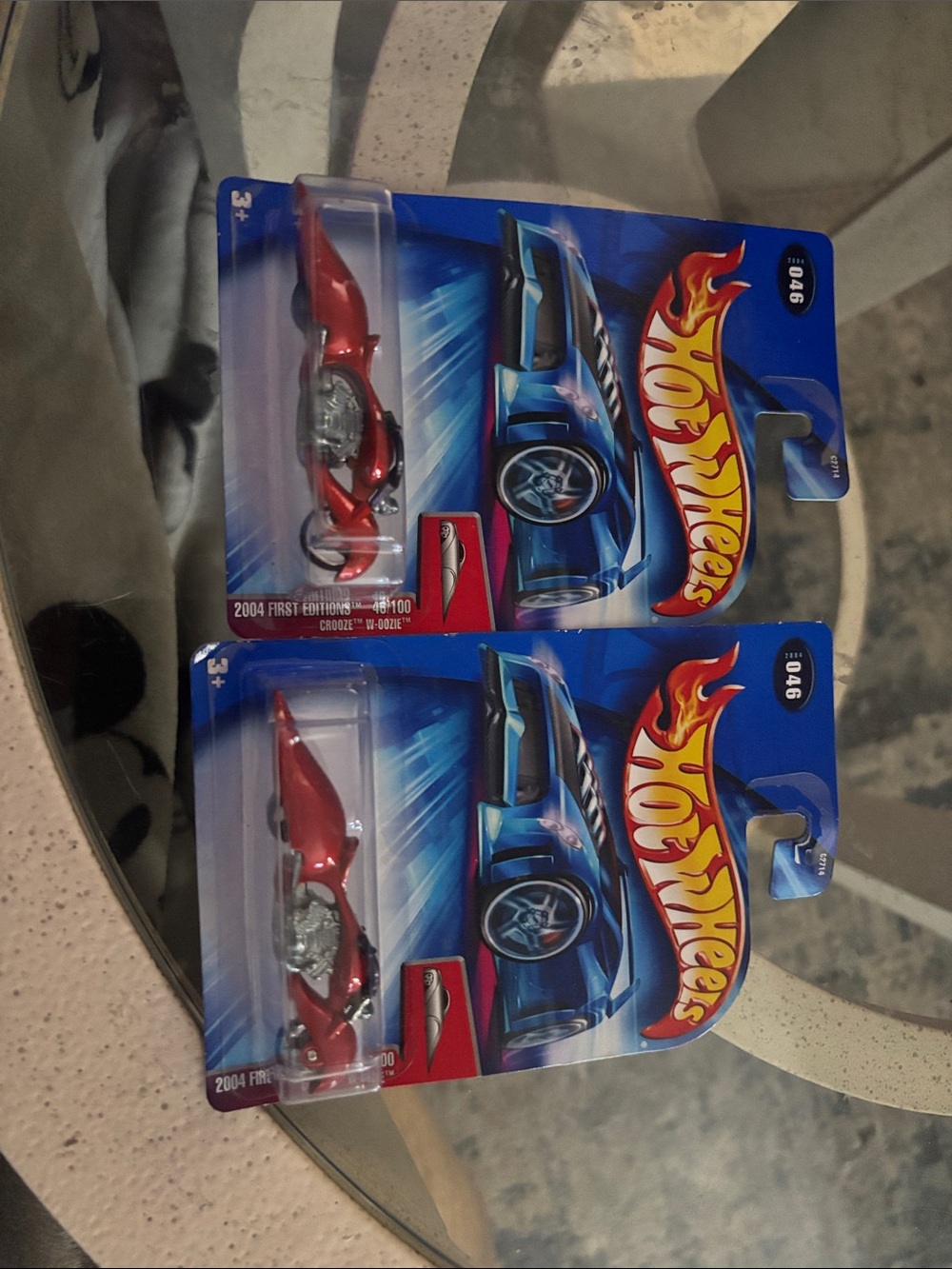 This is a 2004 Hot Wheels First Edition Crooze W-Oozie Motorcycle